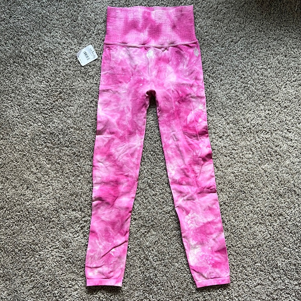 Free People Movement Good Karma Tie-Dye Leggings